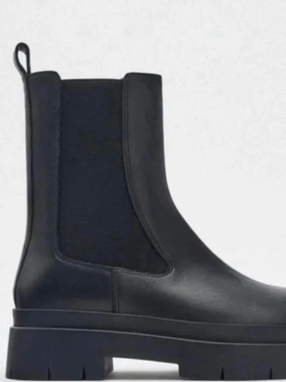 Zara Mid Calf Leather Boots
